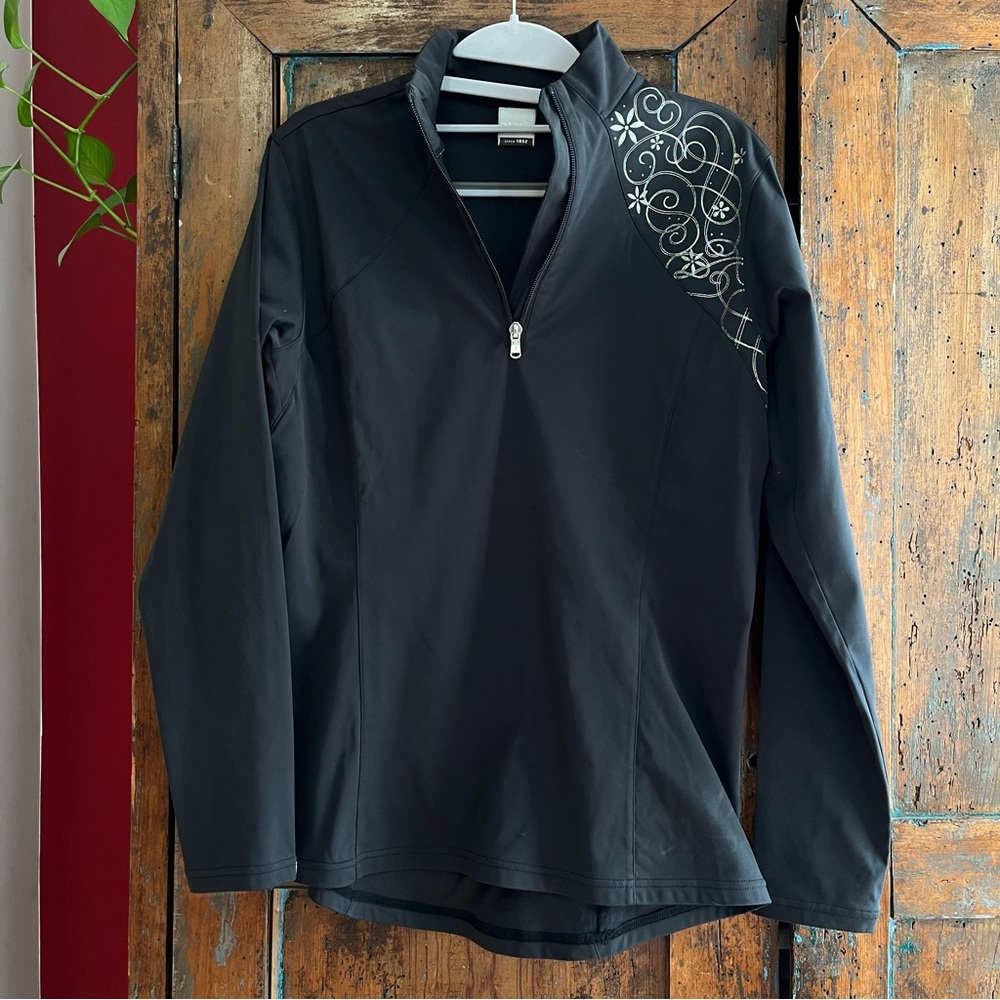 Phenix Pull Over Quarter Zip Base Middle Layer Si… - image 1